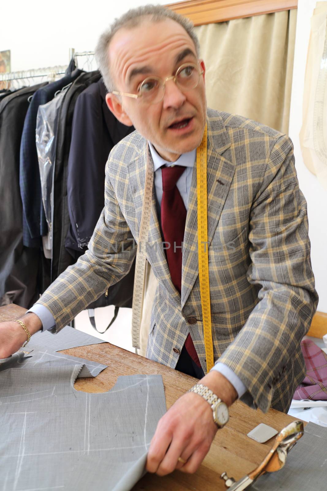 Real tailor near Assisi in Italy