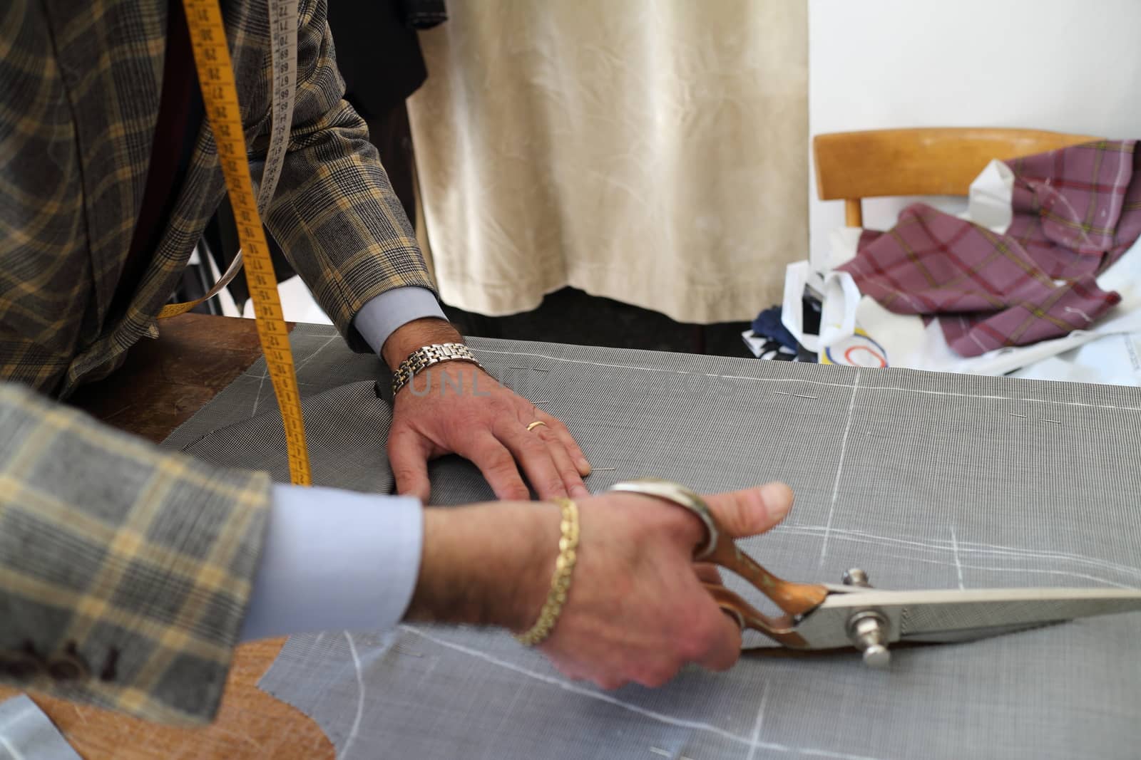 Real tailor near Assisi in Italy