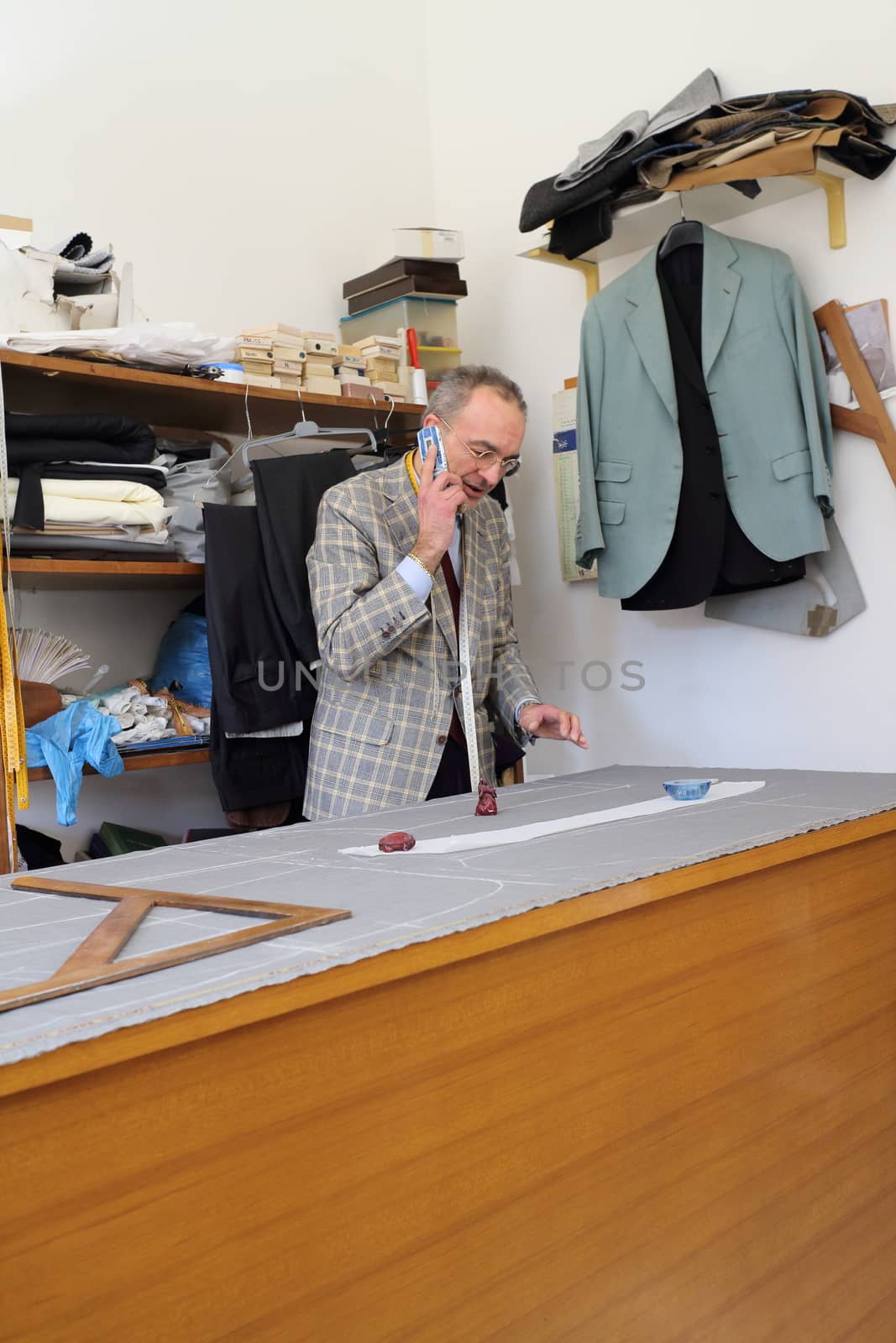 Real tailor near Assisi in Italy