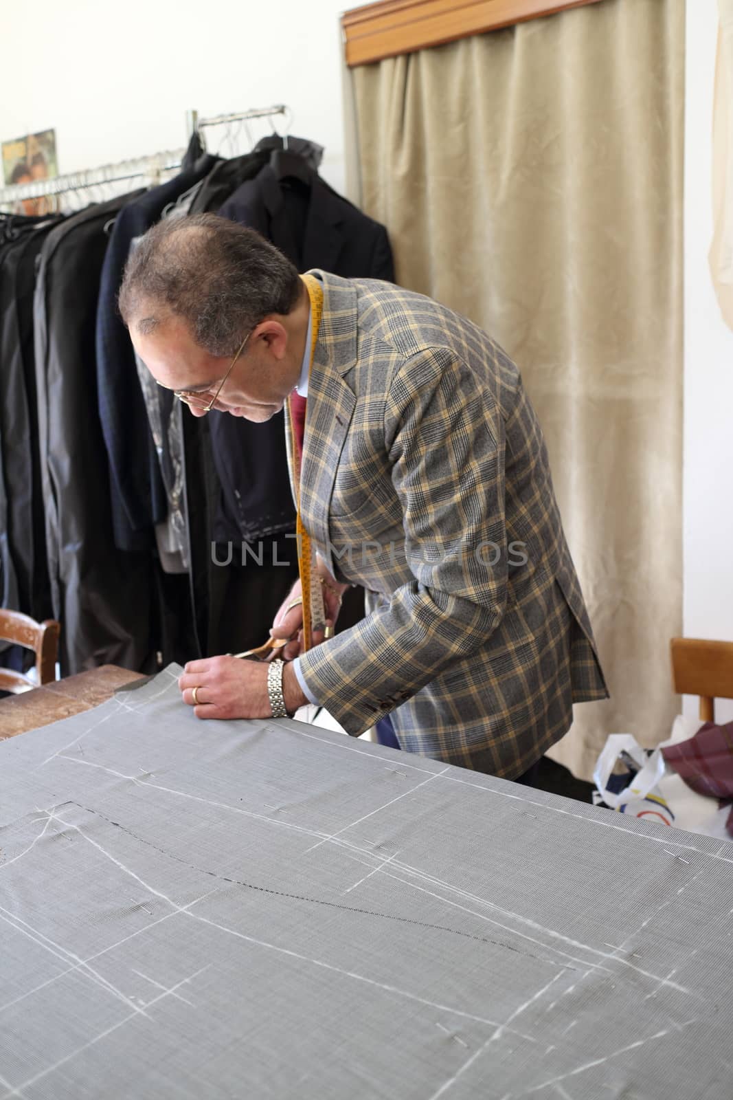 Real tailor near Assisi in Italy