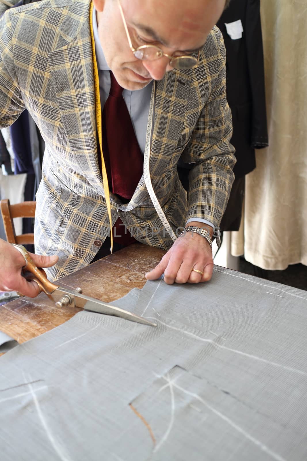 Real tailor near Assisi in Italy