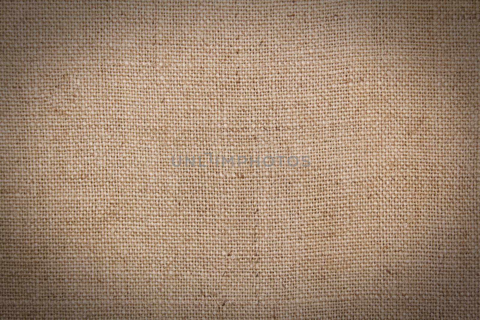 Burlap or sacking texture for the background close up.