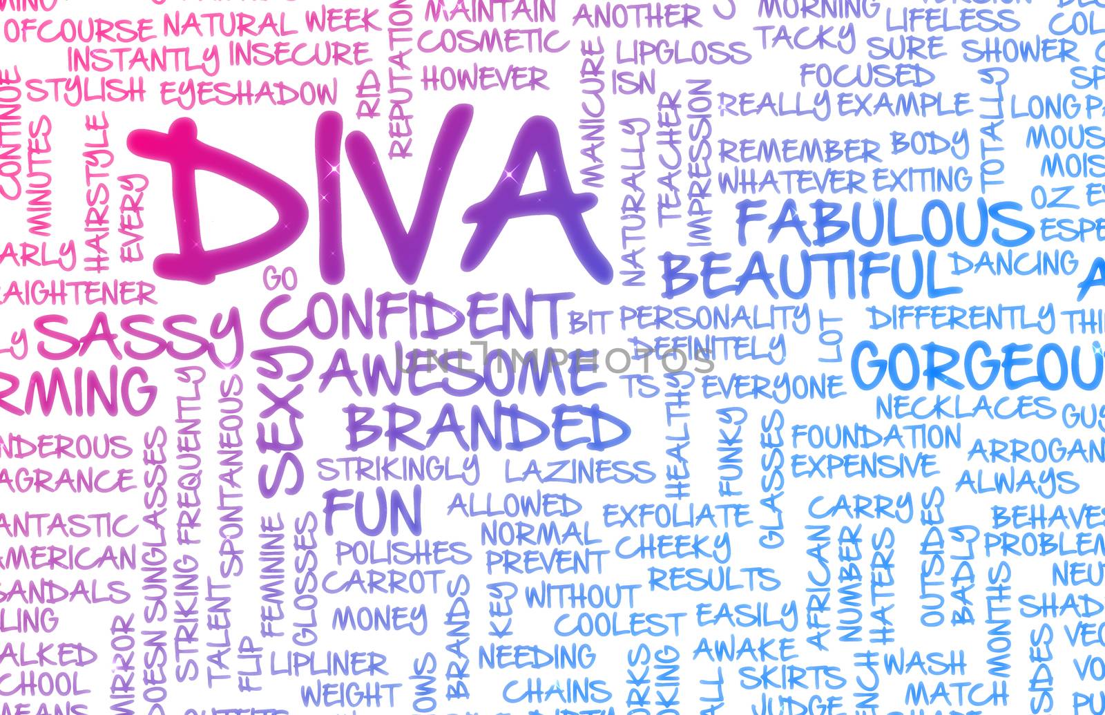 Diva Crazy Attitude as a Art Concept