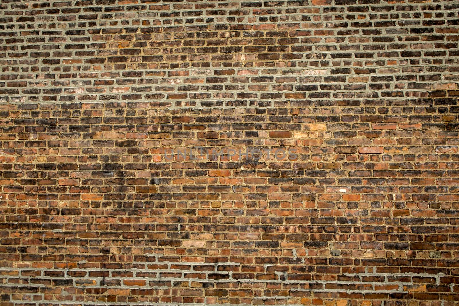 Orange brick wall background  