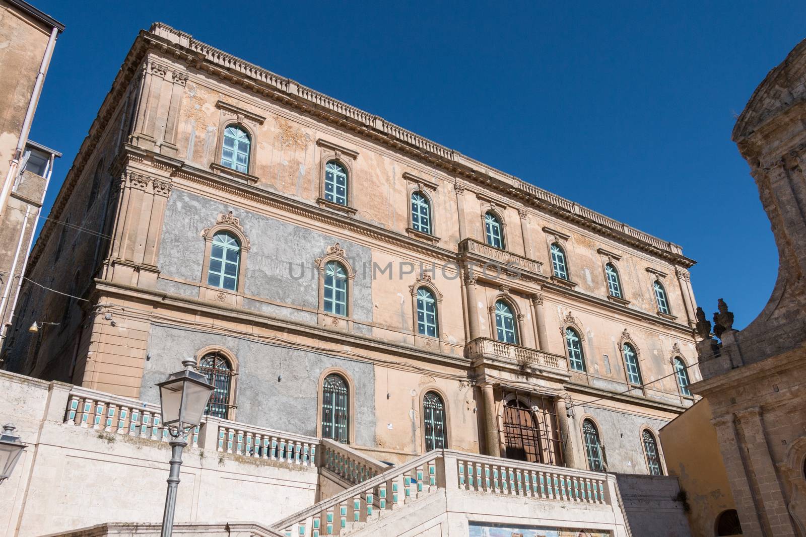 Caltagirone Sicily Italy Europe city Hall