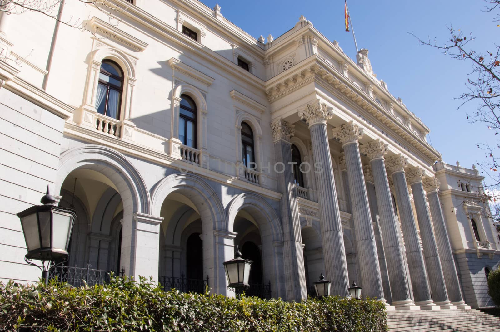 Madrid Stock Exchange in the morning