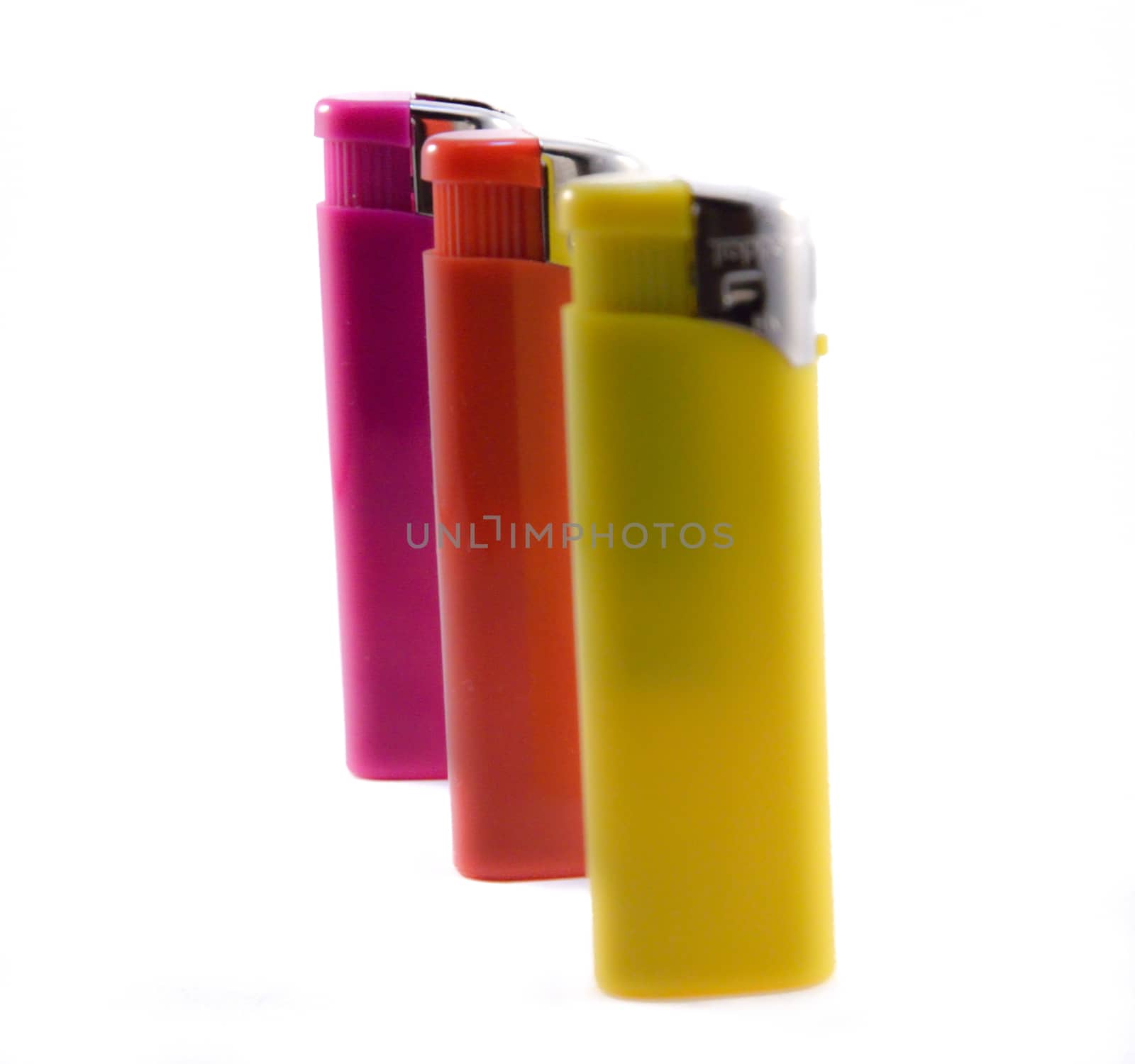 Three lighter and two focus one out of focus