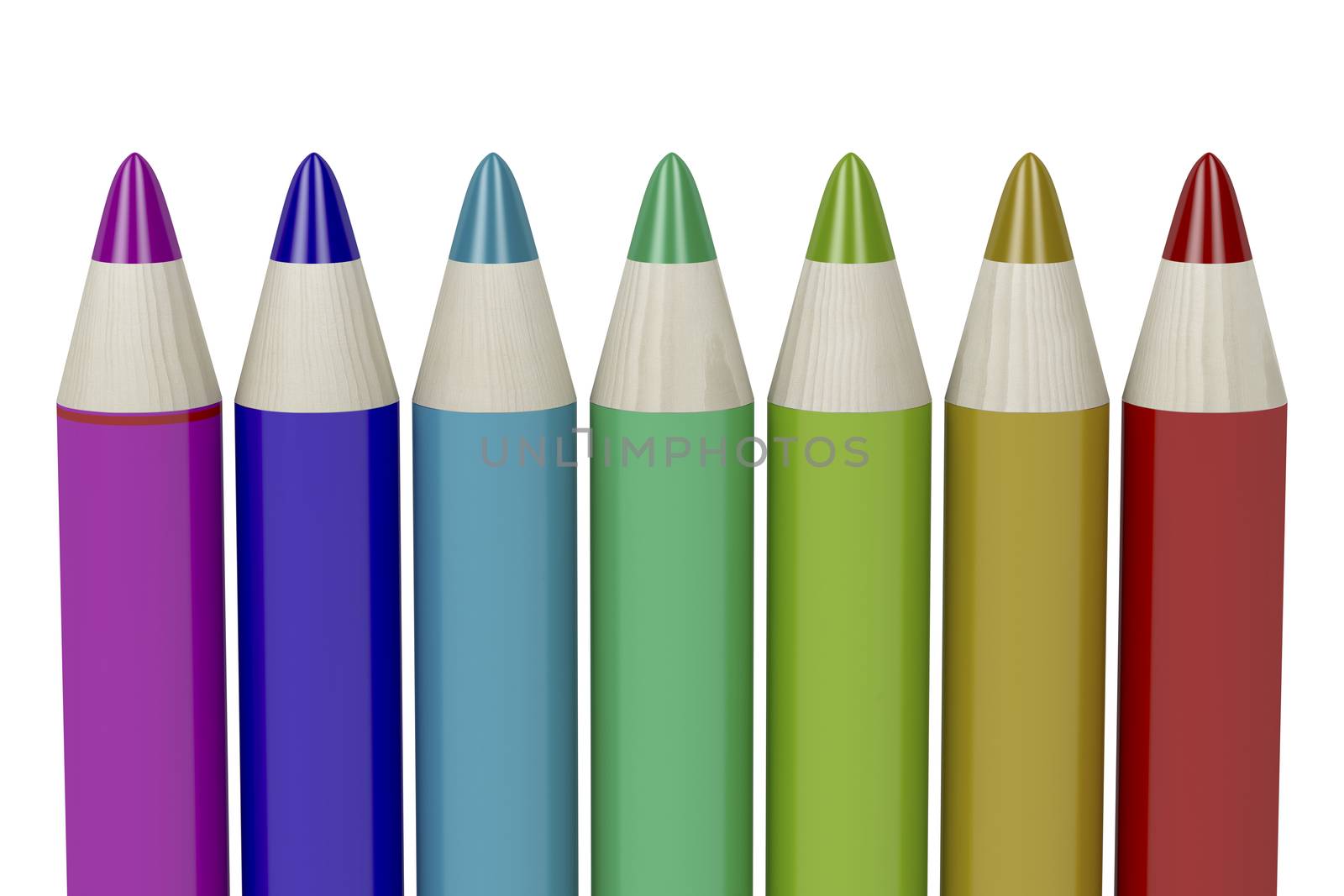 Colorful eye pencils by magraphics