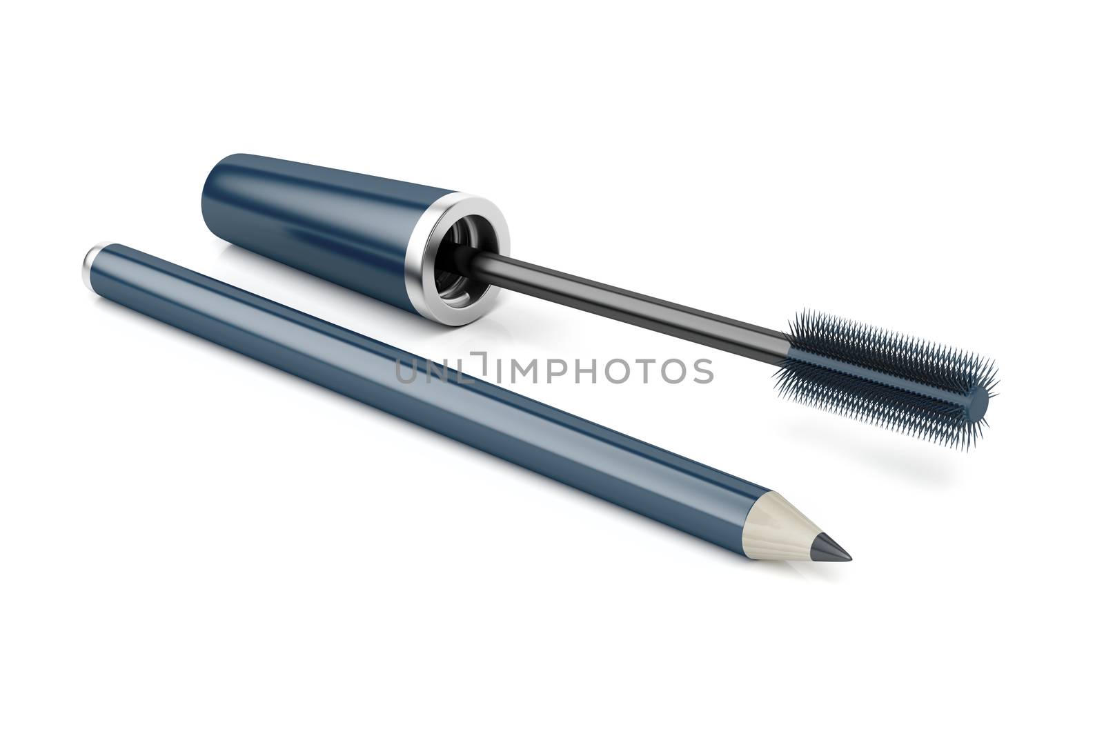 Mascara and eye pencil by magraphics