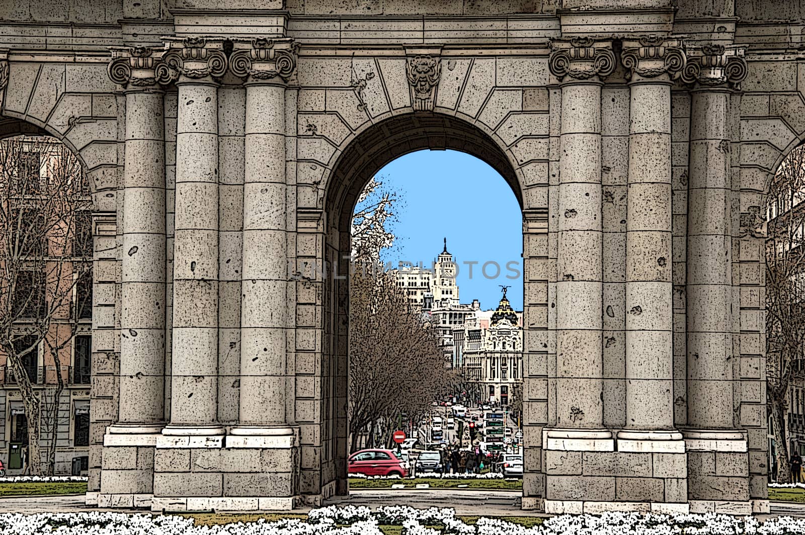 Puerta de alcala Madrid by enriscapes