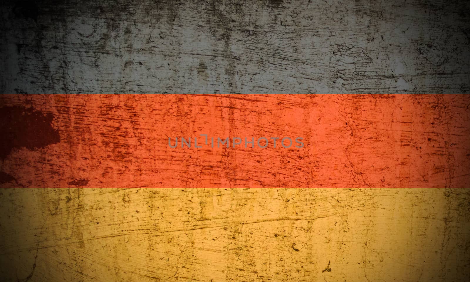 A Colourful Grunge German National Flag Illustration