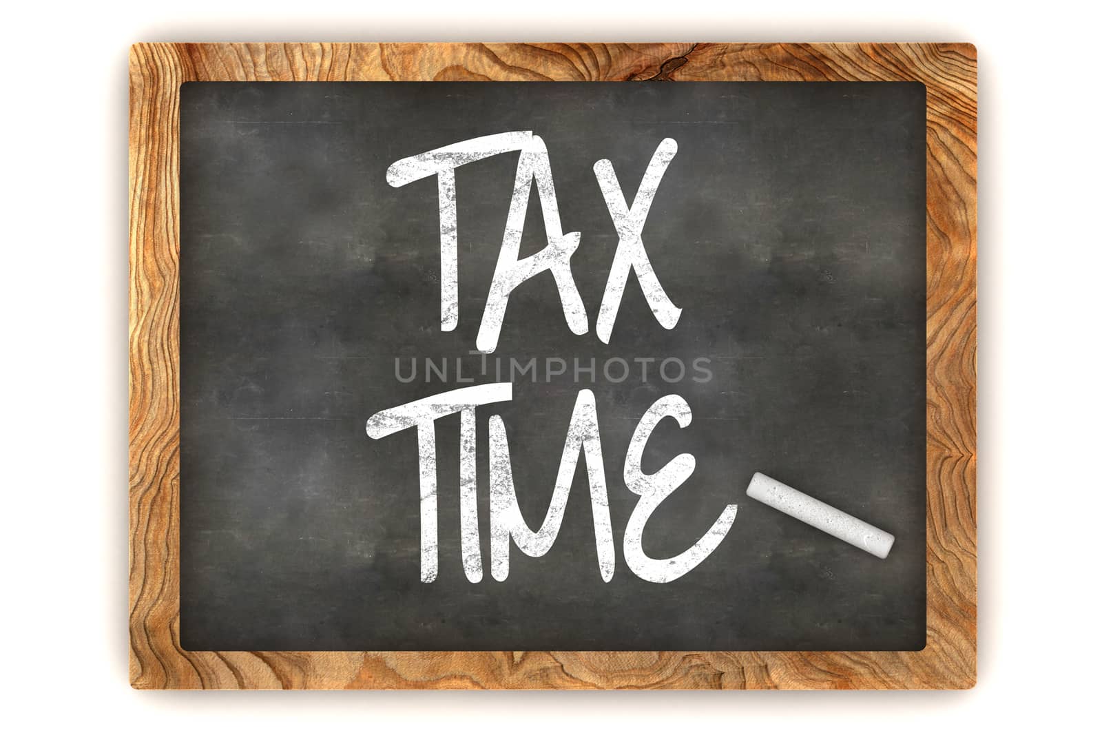 Tax Time Chalkboard by head-off