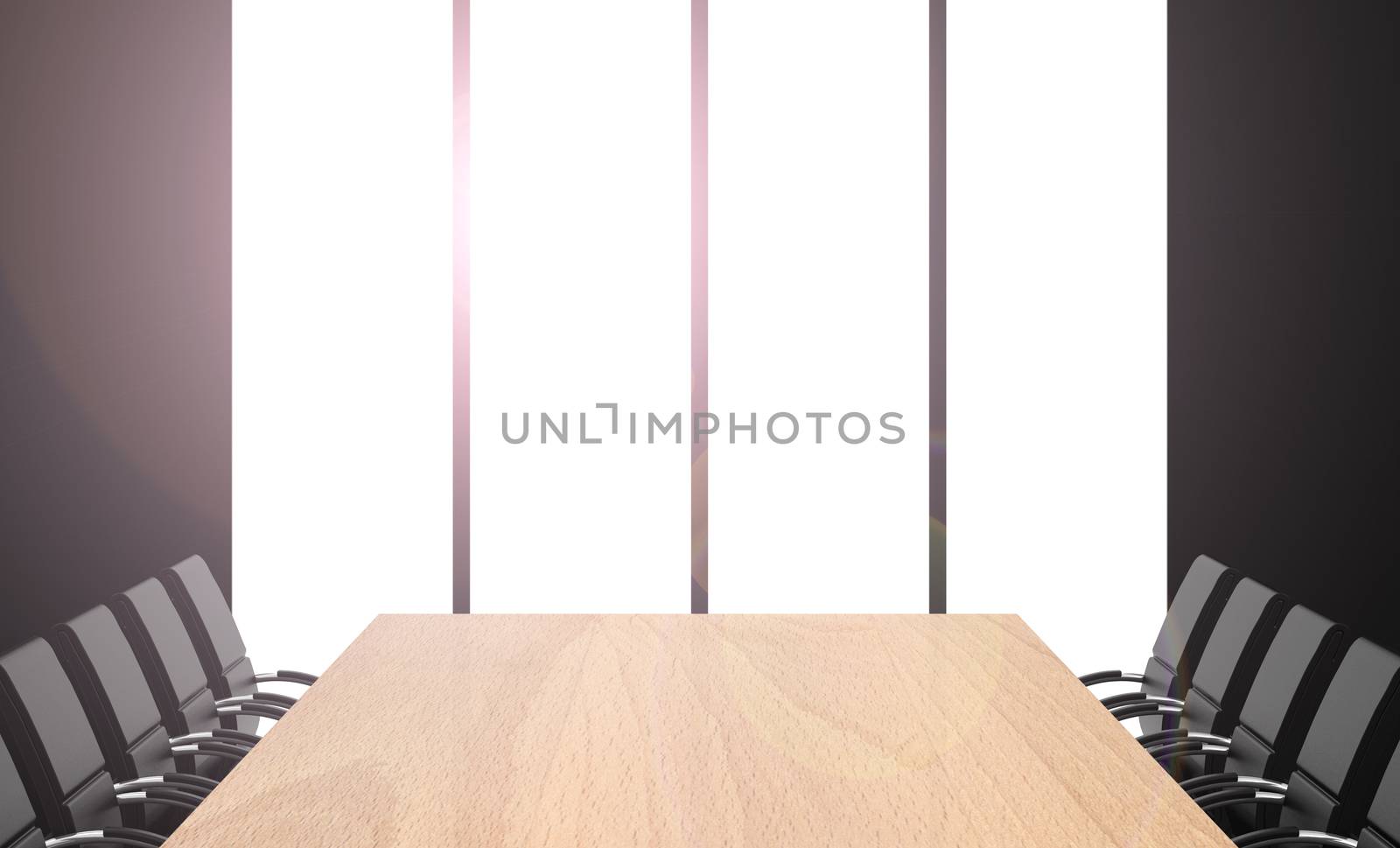 3d generated picture of a meeting table