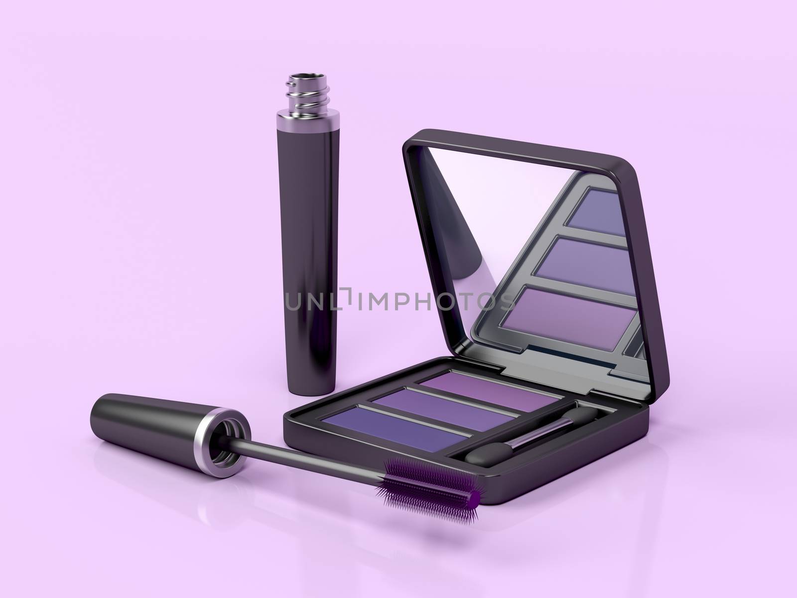 Mascara and eye shadow by magraphics