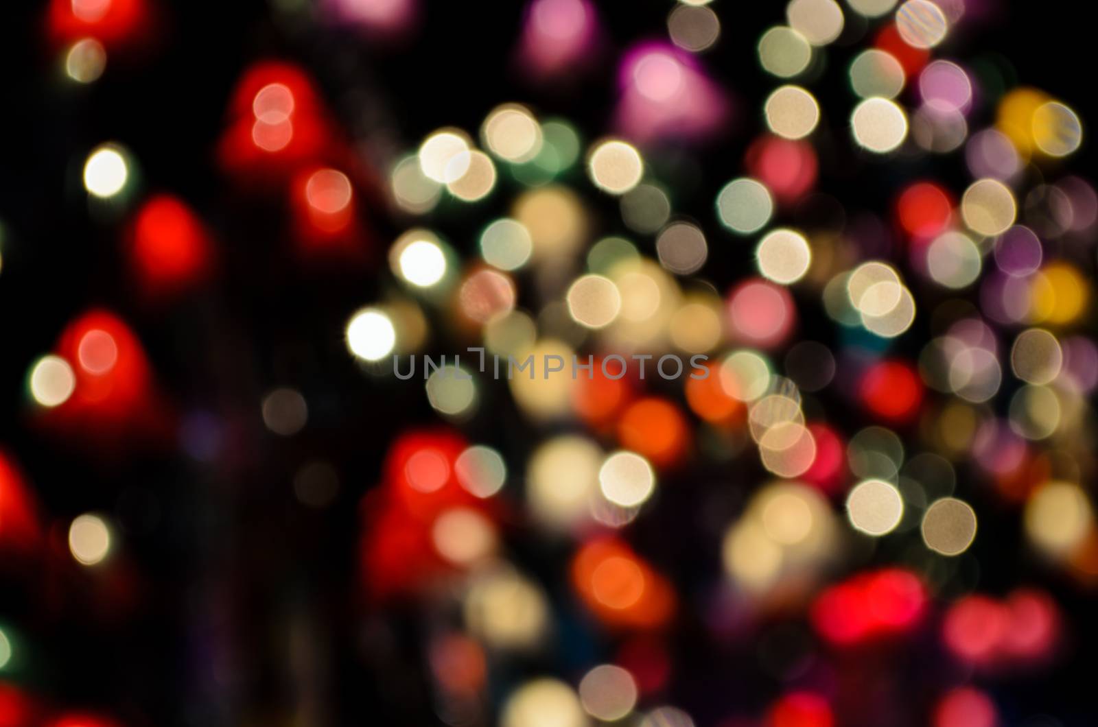 Abstract bokeh blur lights color background