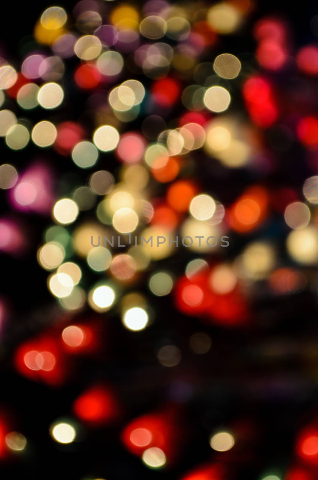 Abstract bokeh blur lights color background
