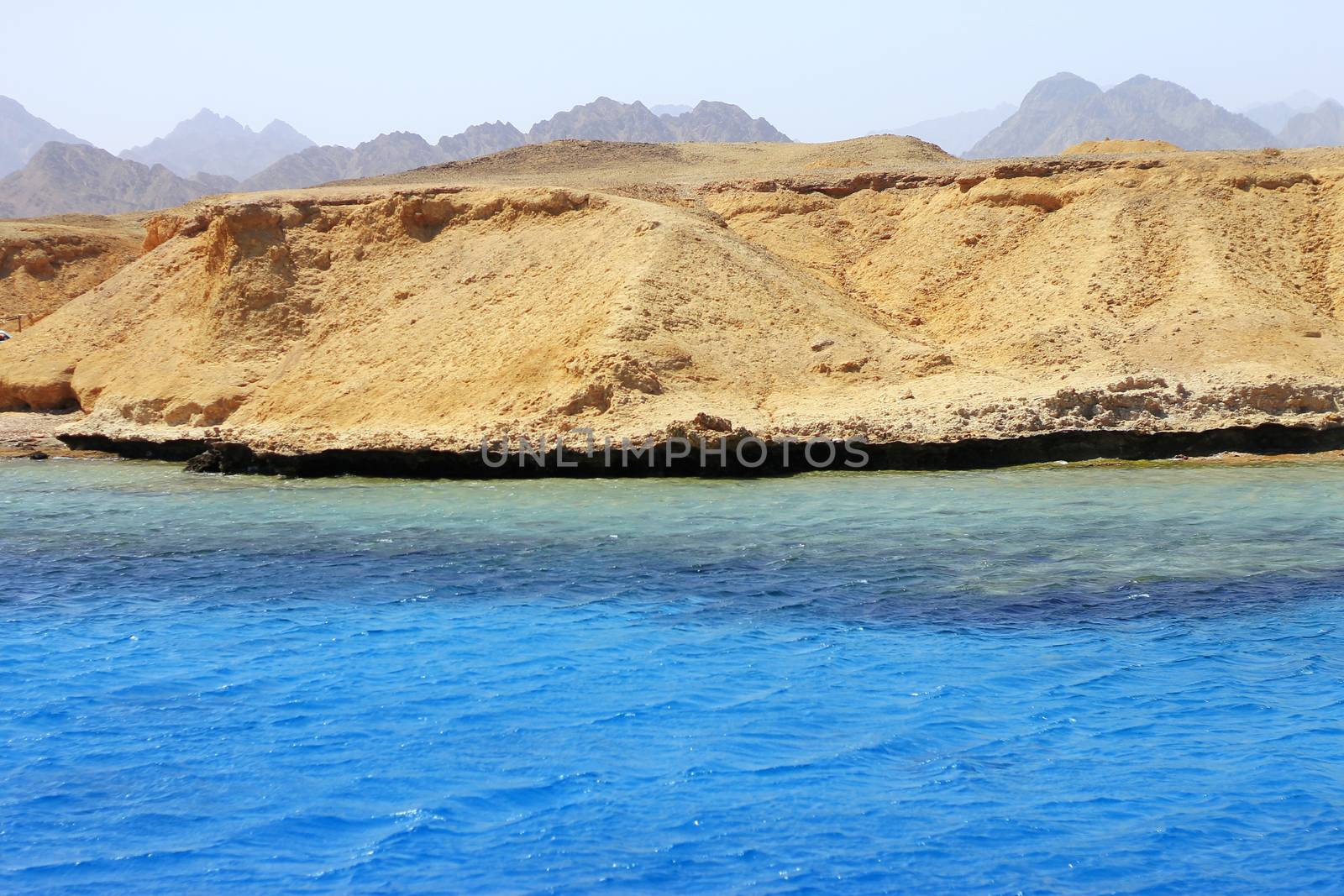 Red sea seashore on Ras Mohamed territory