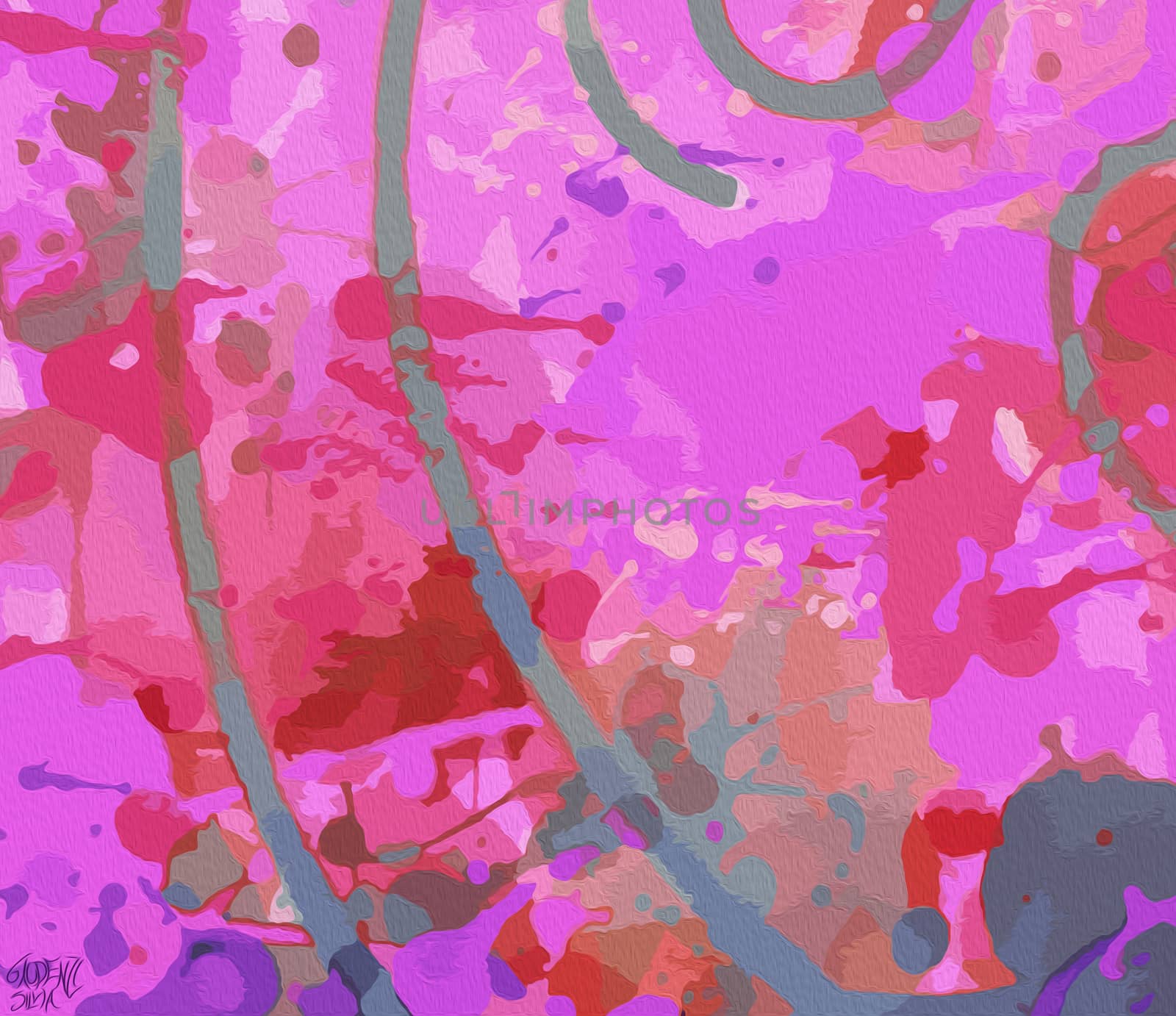 Chlorine background, digital art