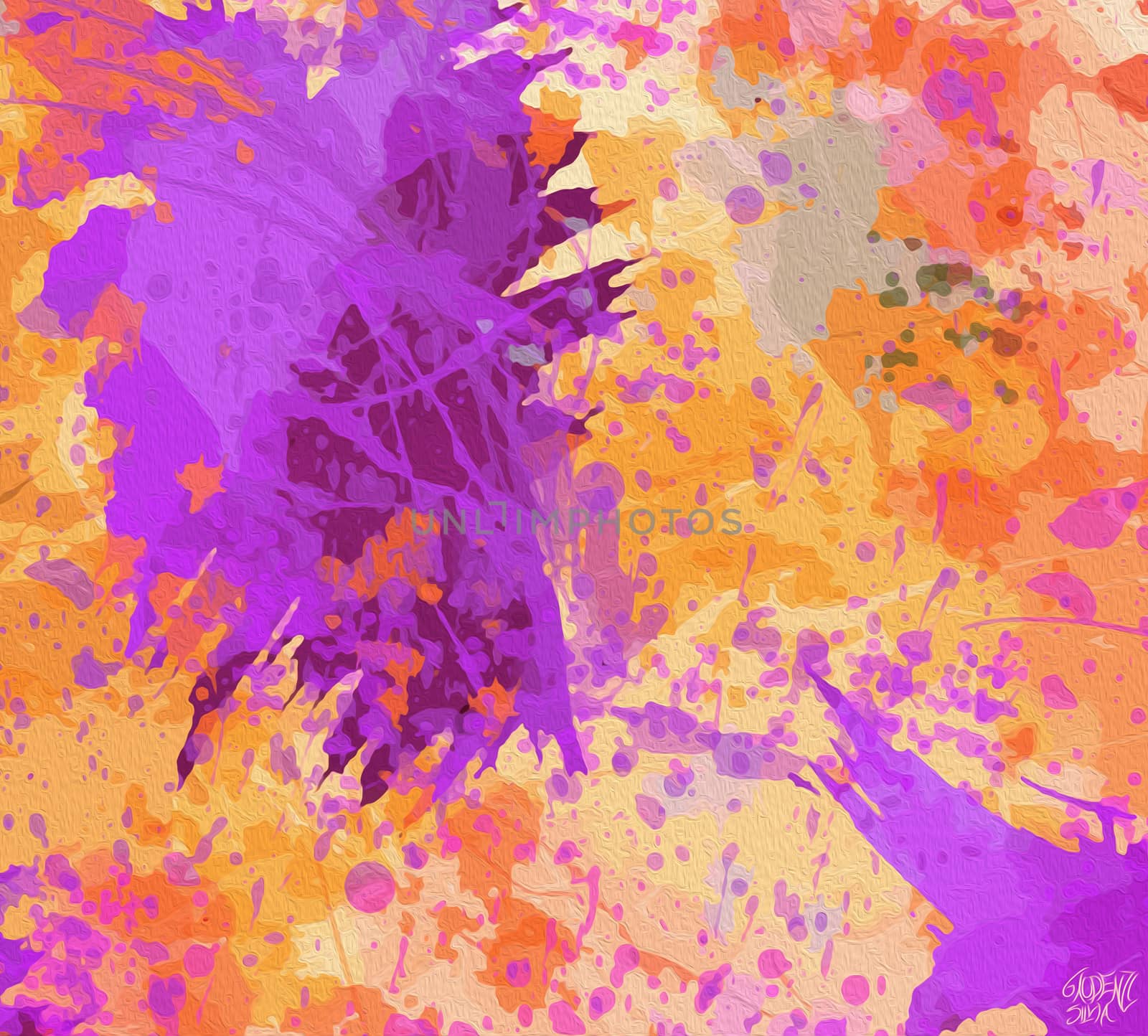 Chlorine background, digital art