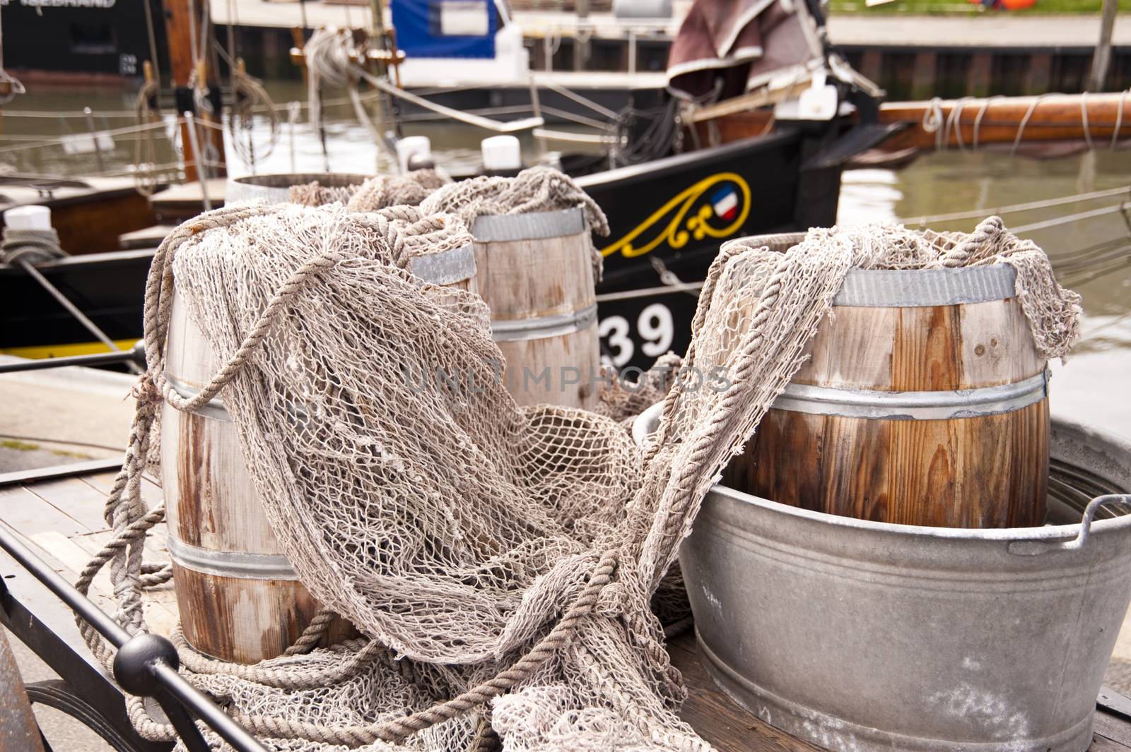 Fishing net on a Fishing Cutter