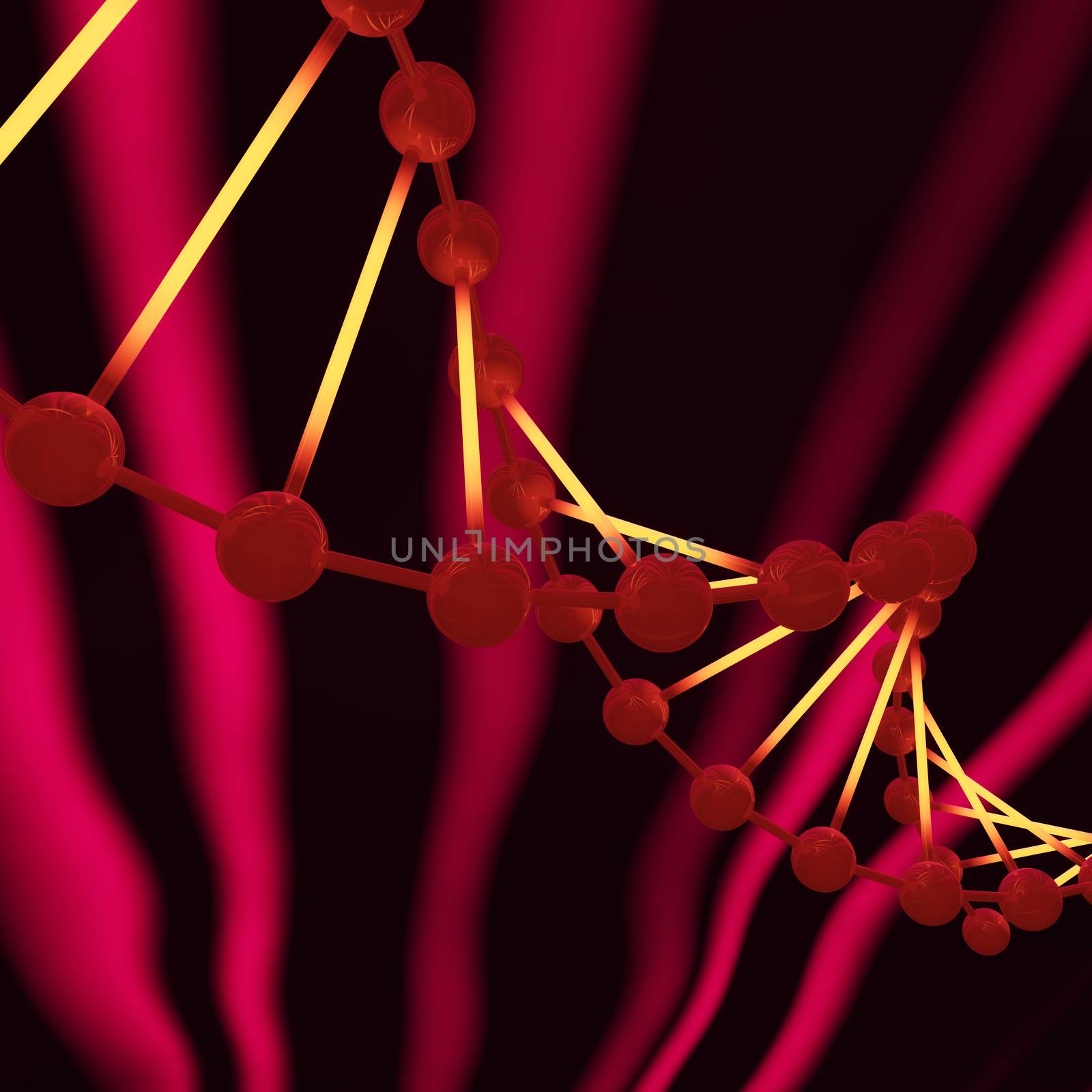 Digital Illustration of the DNA