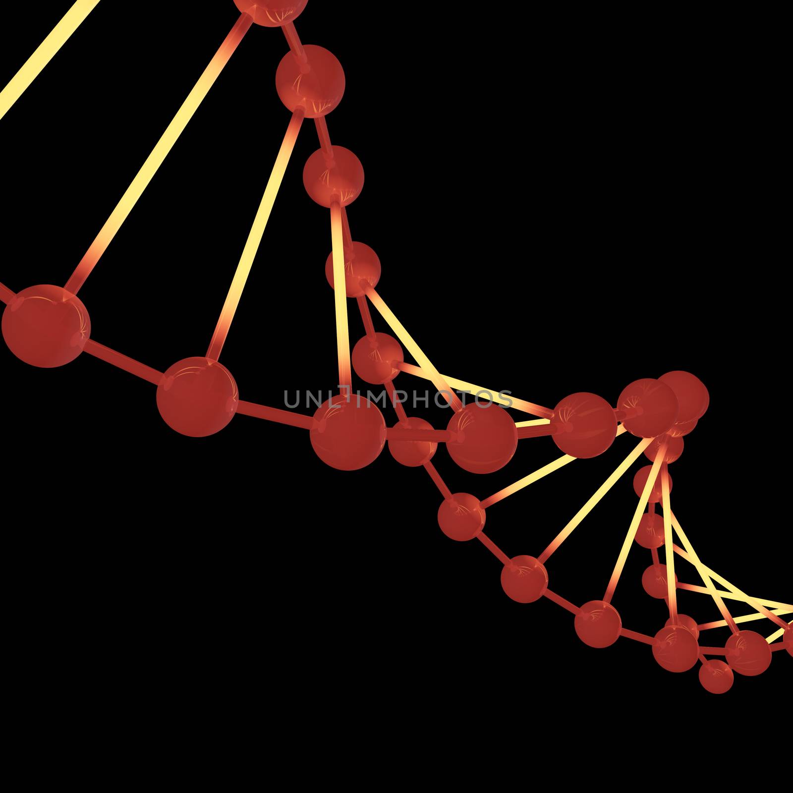 Digital Illustration of the DNA