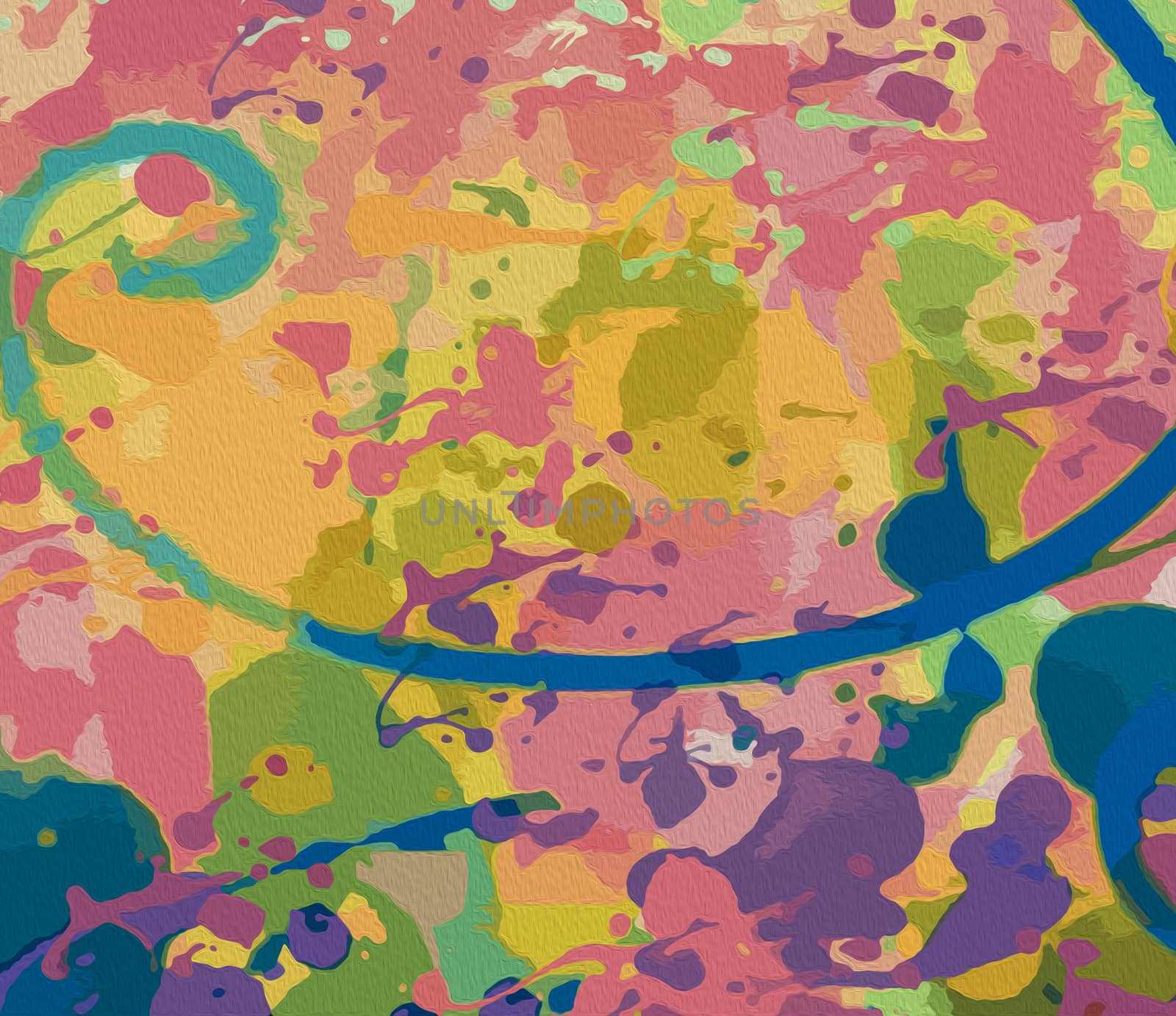 Chlorine background, digital art