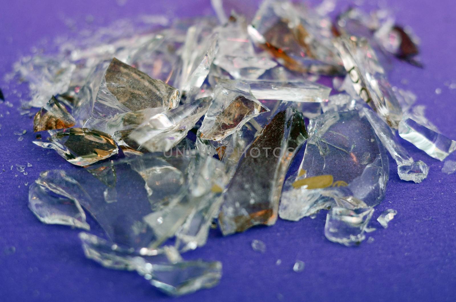 Picture of a Broken perfume bottle pieces
