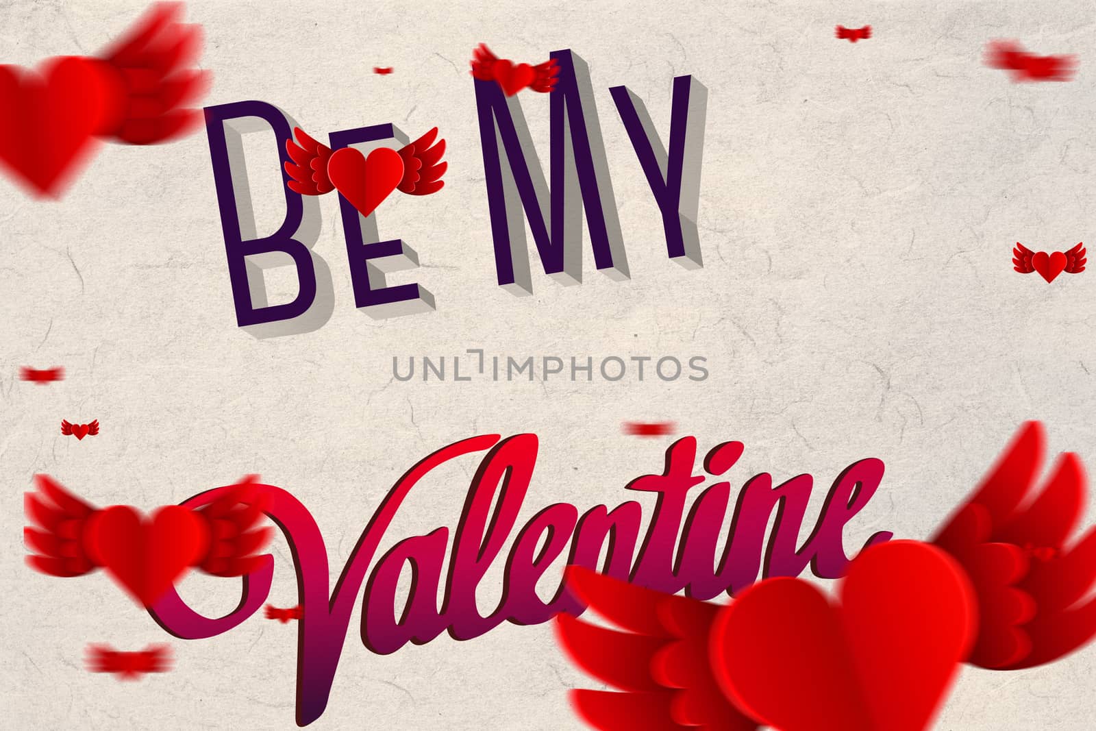 Composite image of valentines message by Wavebreakmedia