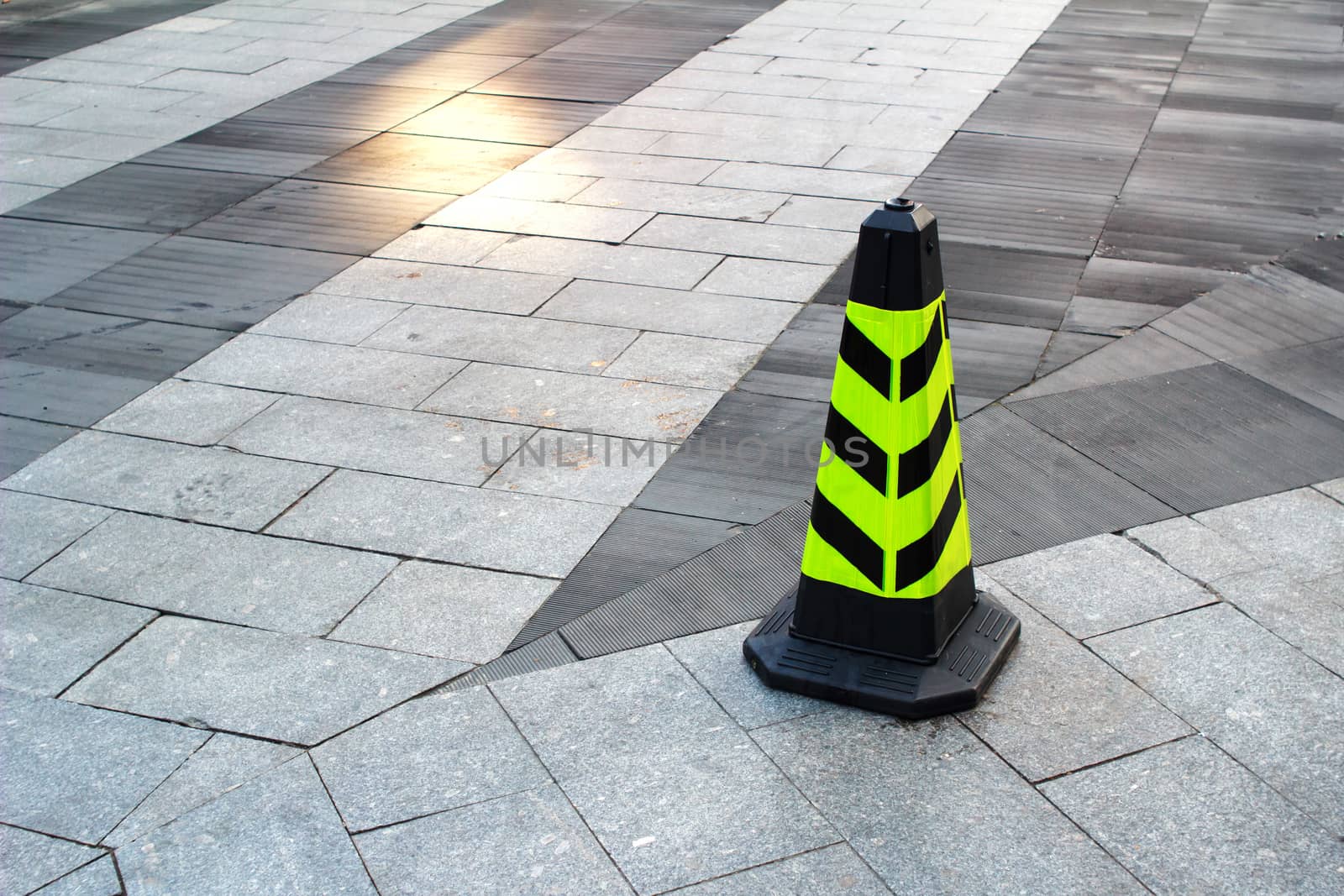 traffic Cone on the road
