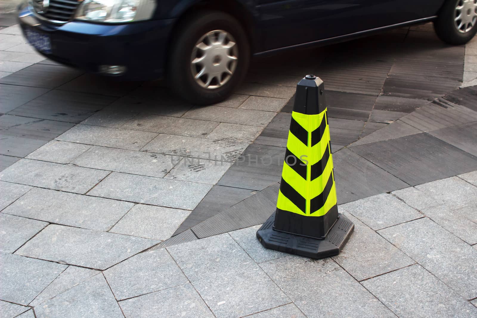 traffic Cone on the road