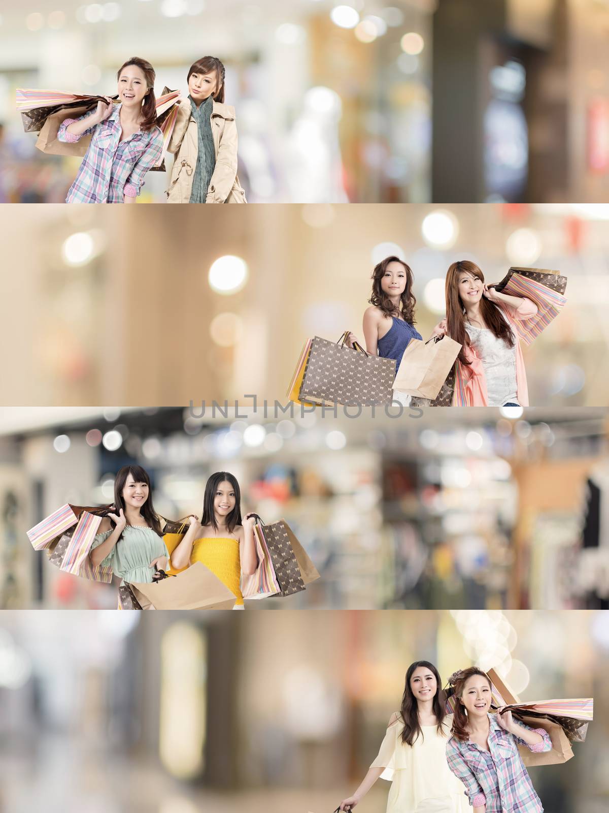 Asian woman shopping by elwynn