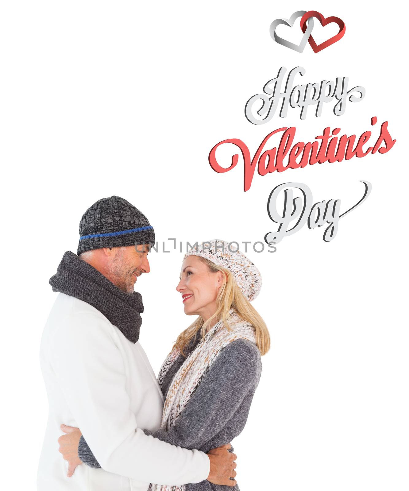 Composite image of cute valentines couple by Wavebreakmedia