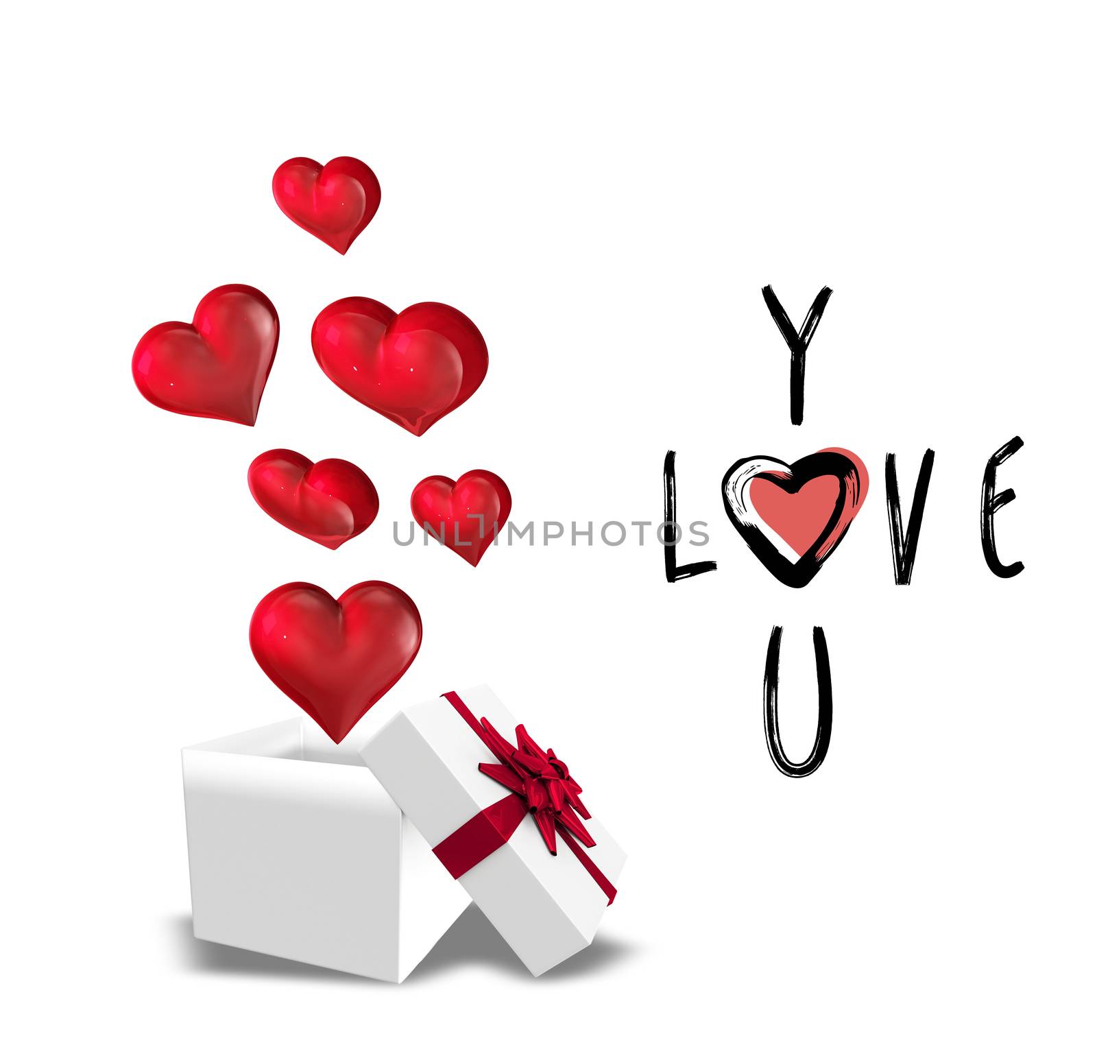 Composite image of cute valentines message by Wavebreakmedia