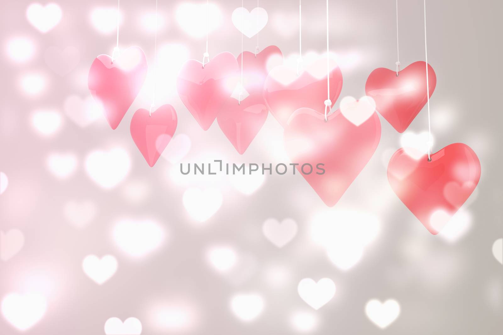 Composite image of love hearts by Wavebreakmedia