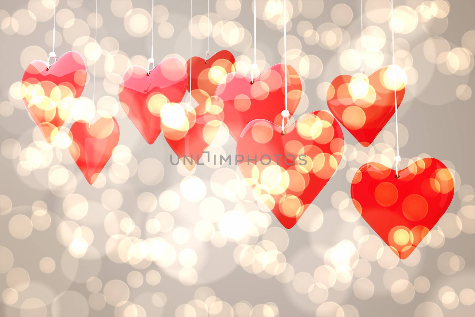 Composite image of love hearts by Wavebreakmedia