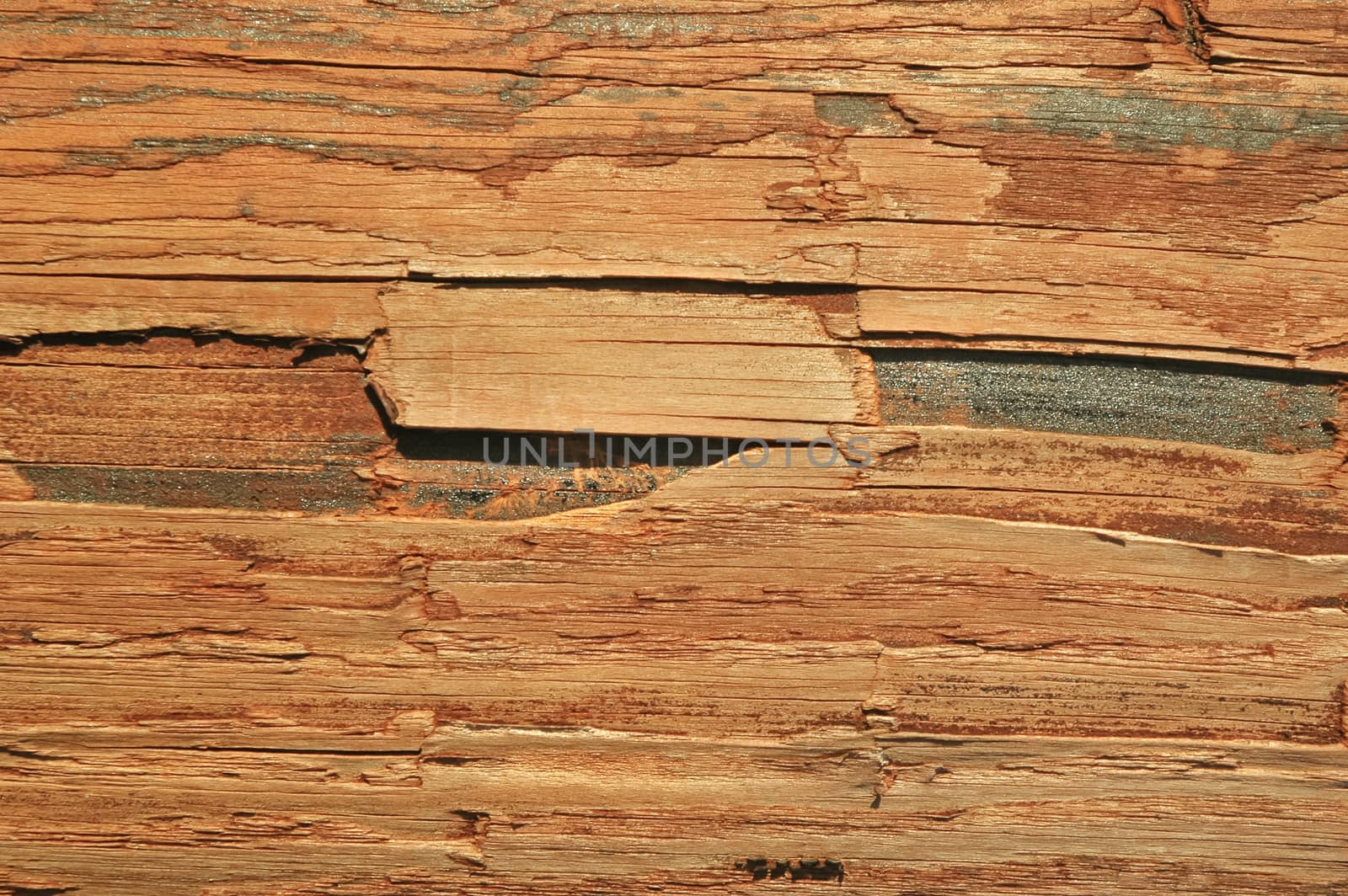 background of stained and weathered wood