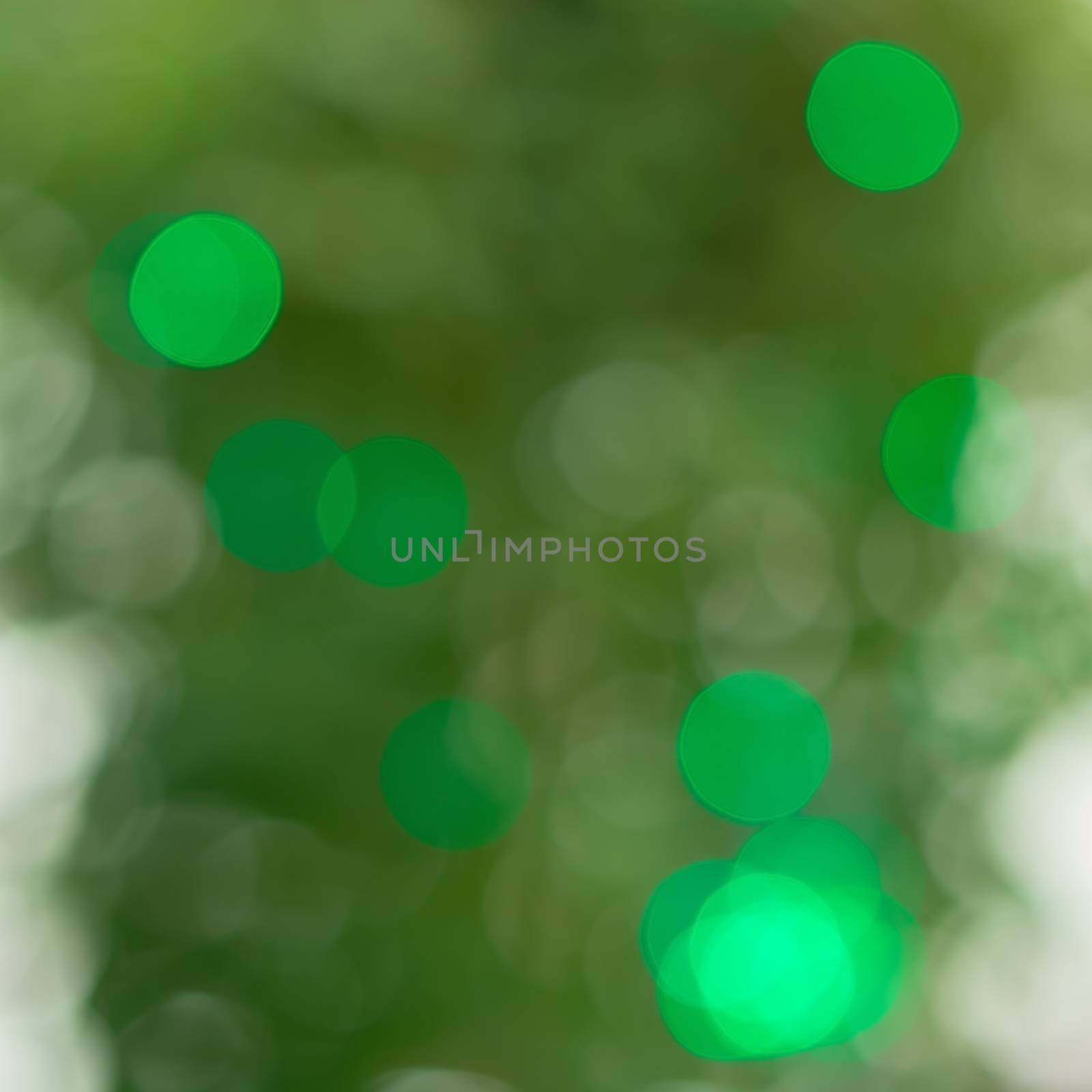 Colorful bokeh lights, abstract blur background in night