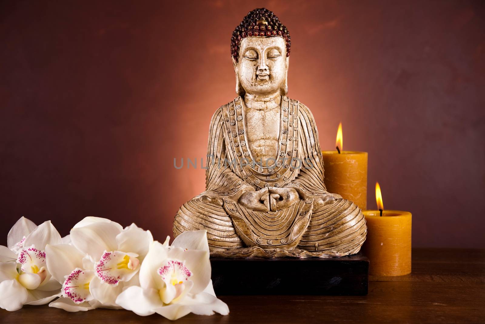 Buddha statue in a meditation