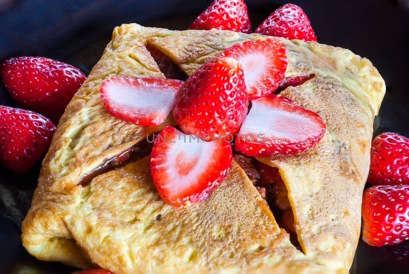 Strawberry Omelette from Northern Thailand.