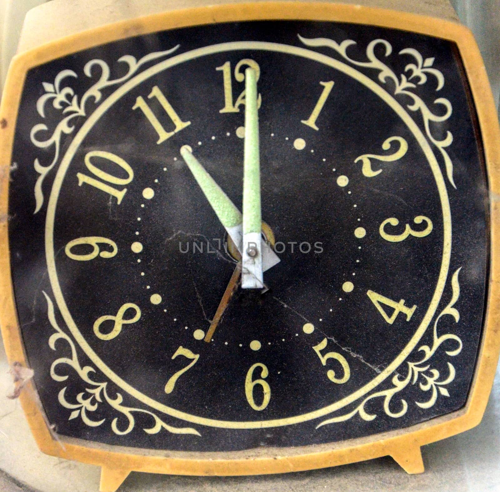 Picture of a Retro alarm clock from 1980`s