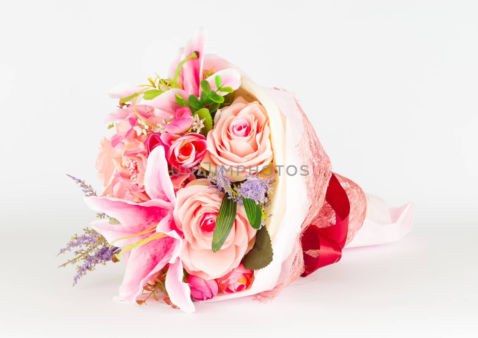 Plastic Rose Bouquet.