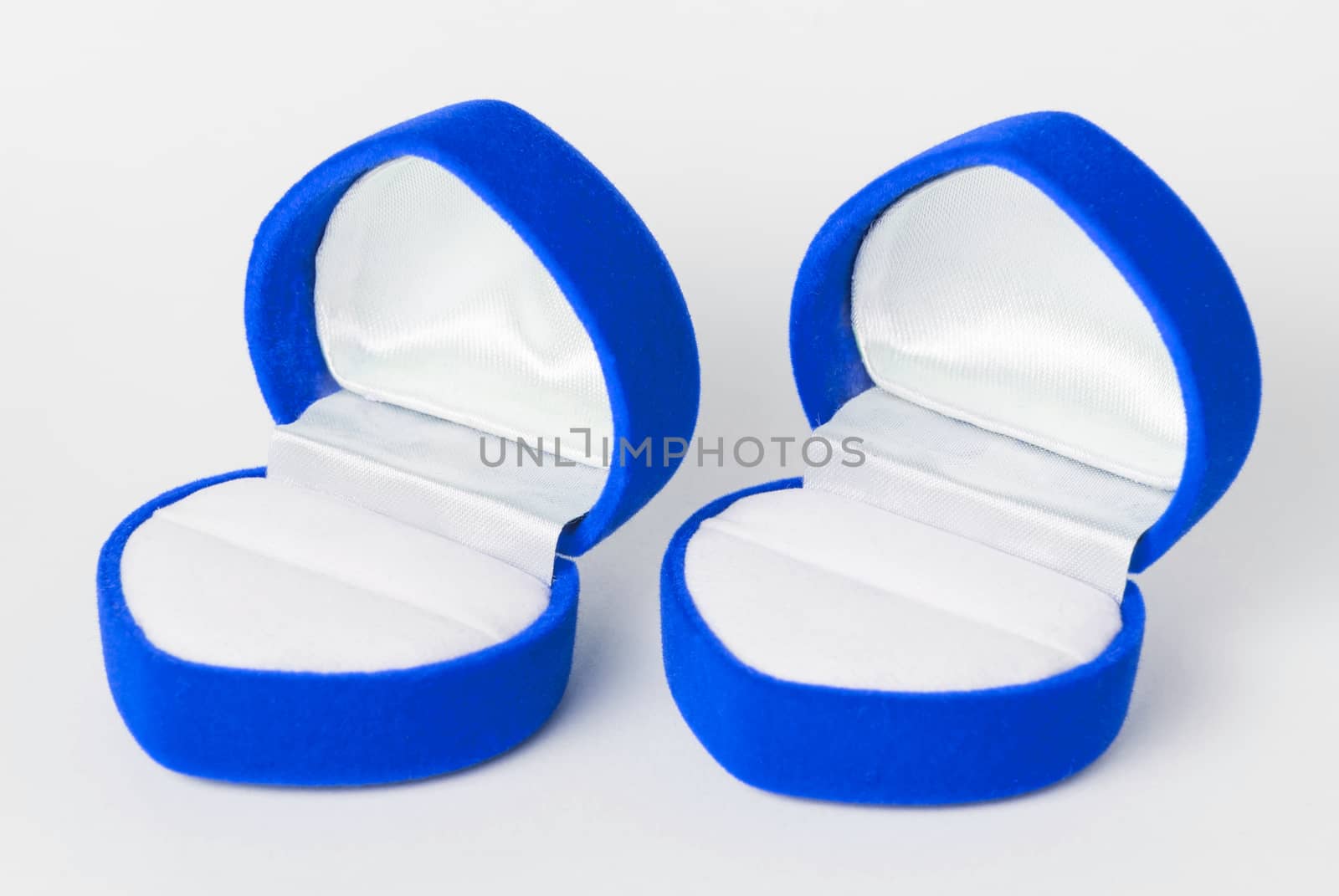 Blue Empty Ring Case.