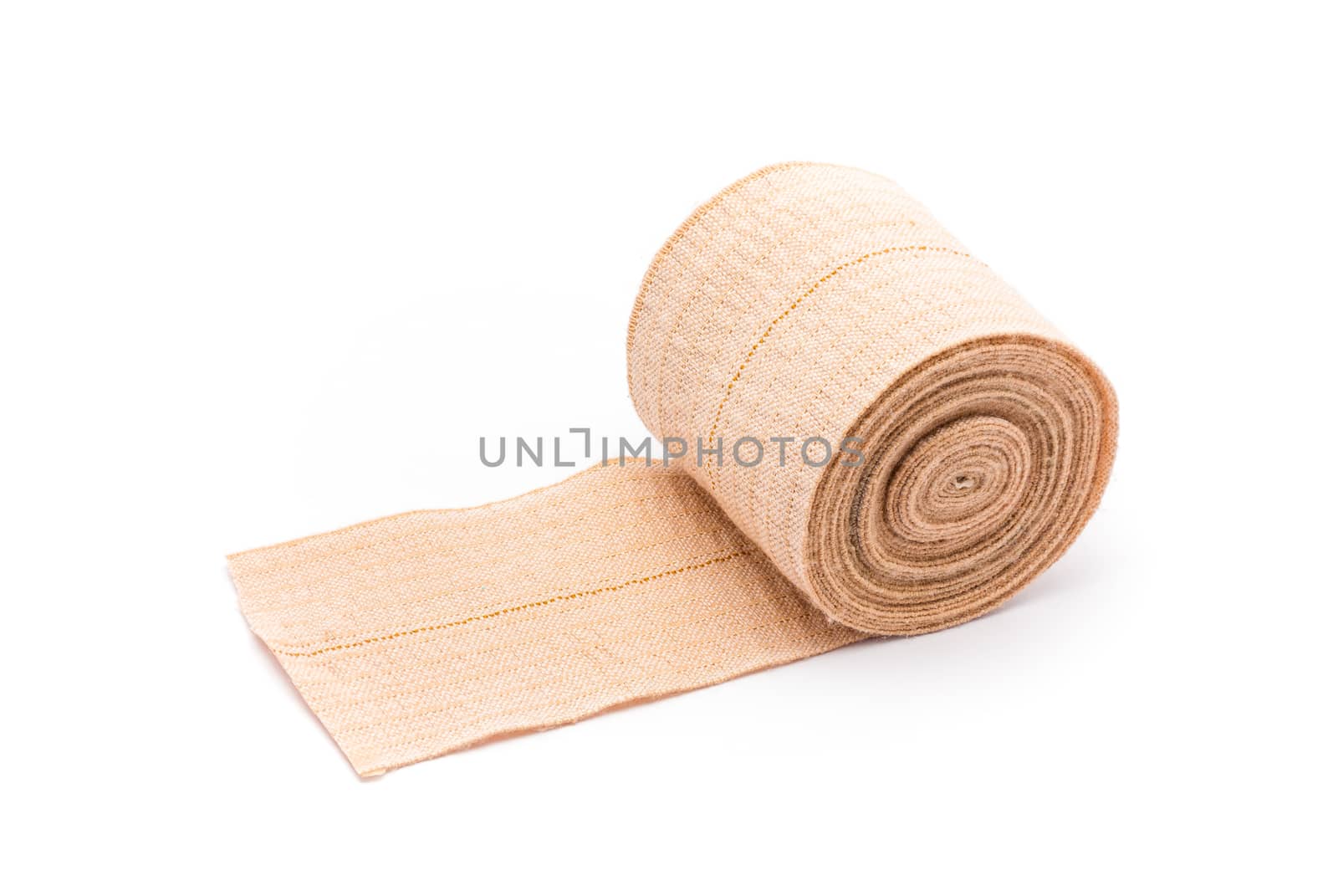 Brown Medical Elastic Bandage Roll.