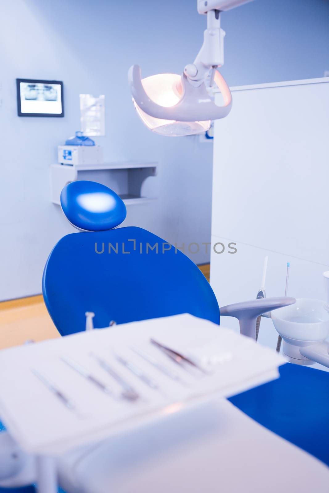 Close up of a dentists chair by Wavebreakmedia