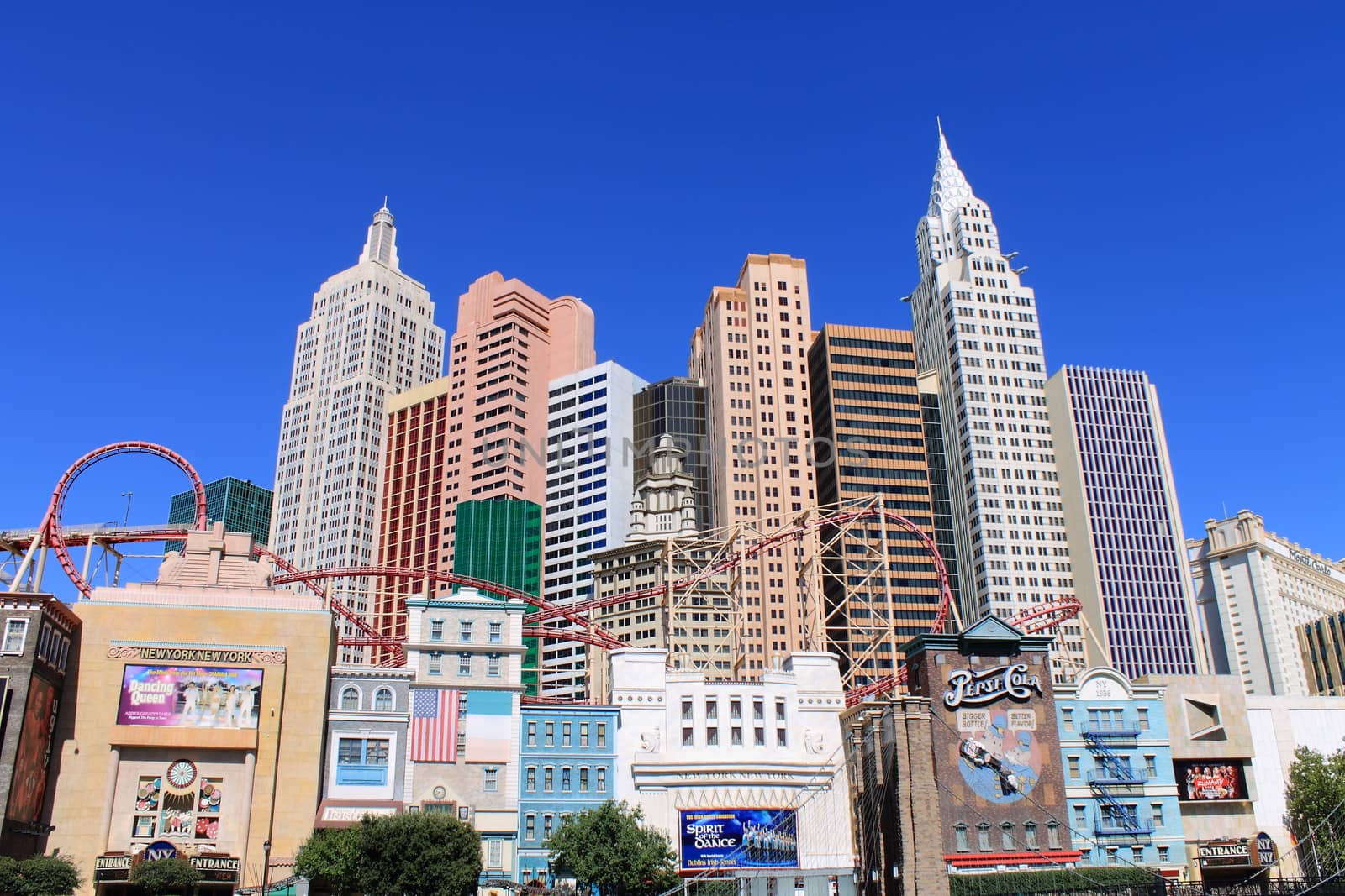 New York Hotel and Casino on the famous Strip in Las Vegas, Nevada