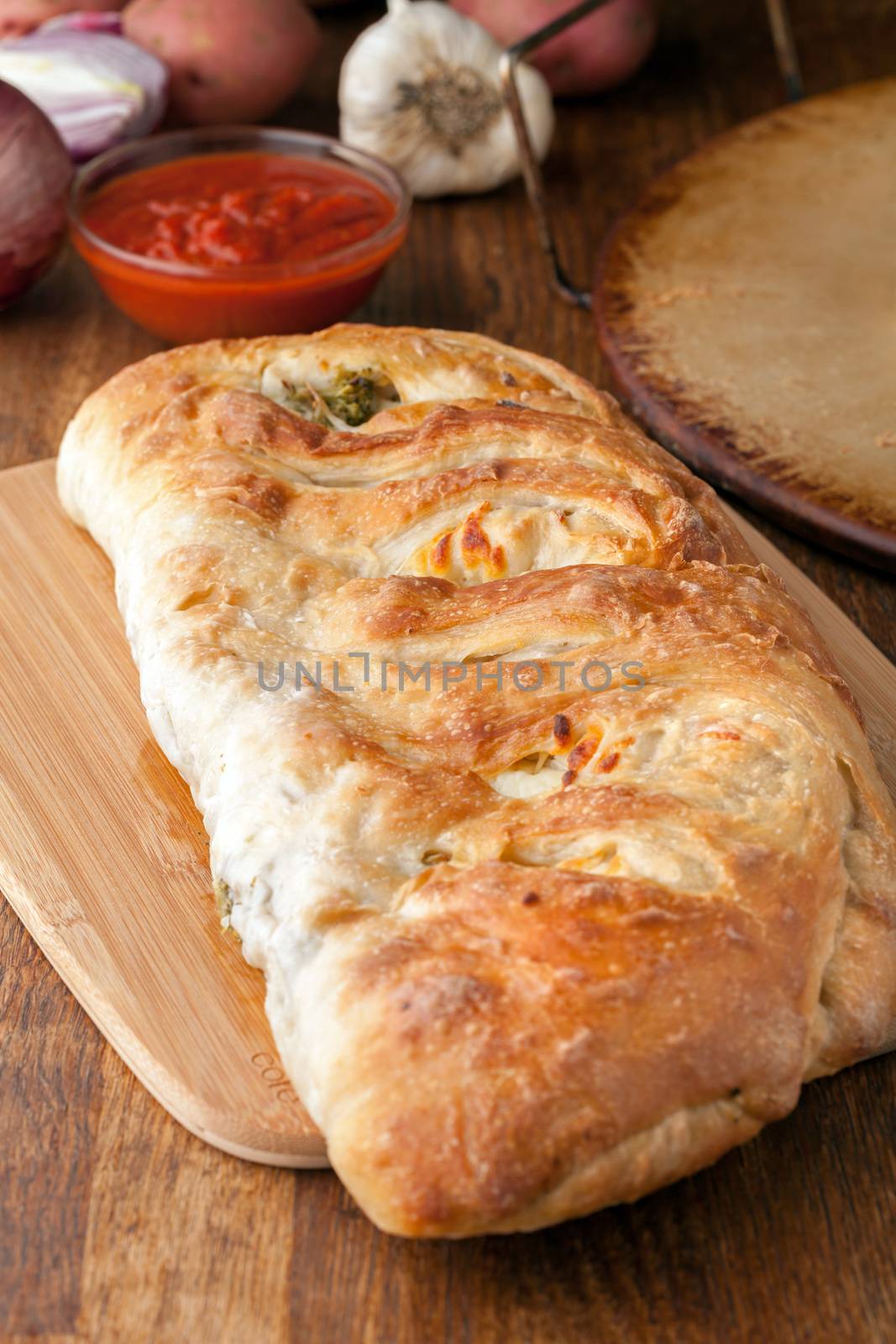 Fresh Italian Stuffed Bread by graficallyminded