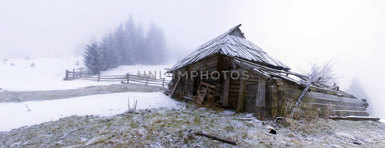 winter calm mountain landscape by dolnikow