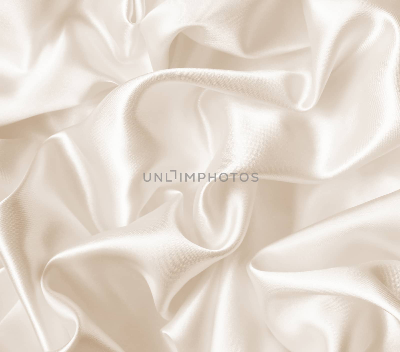 Smooth elegant golden silk can use as wedding background. In Sepia toned. Retro style