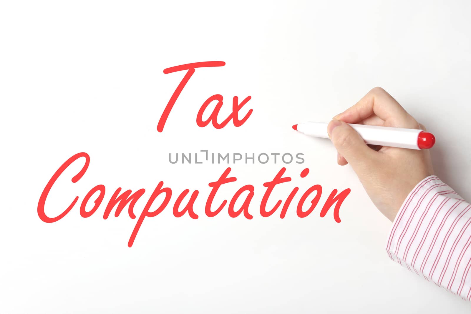Tax computation concept by payphoto